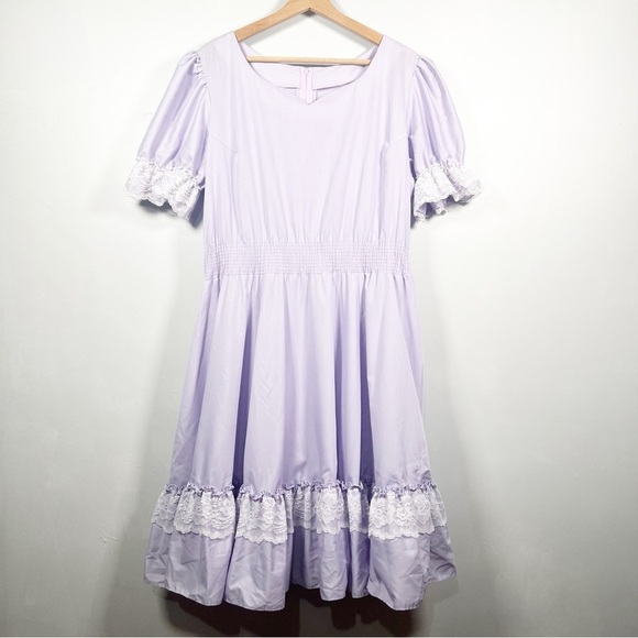 Vintage Partners Please Prairie Cottagecore Dress Square Dancing Size 20 - Picture 1 of 5